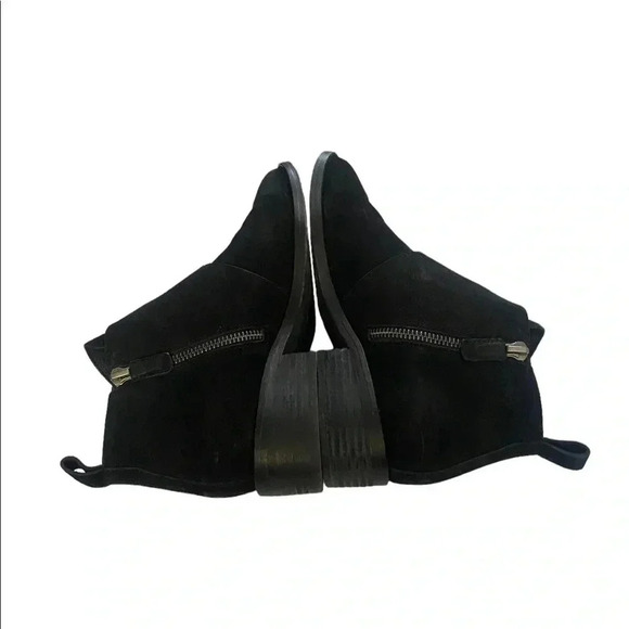 Eileen Fisher Savoy Nubuck Suede Buckle Booties - Picture 3 of 8